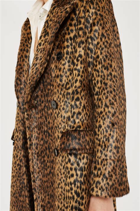 animal print long coat|animal print denim jacket.